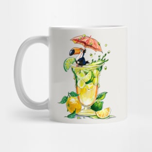 Toucan and Fruit Cocktail Mug